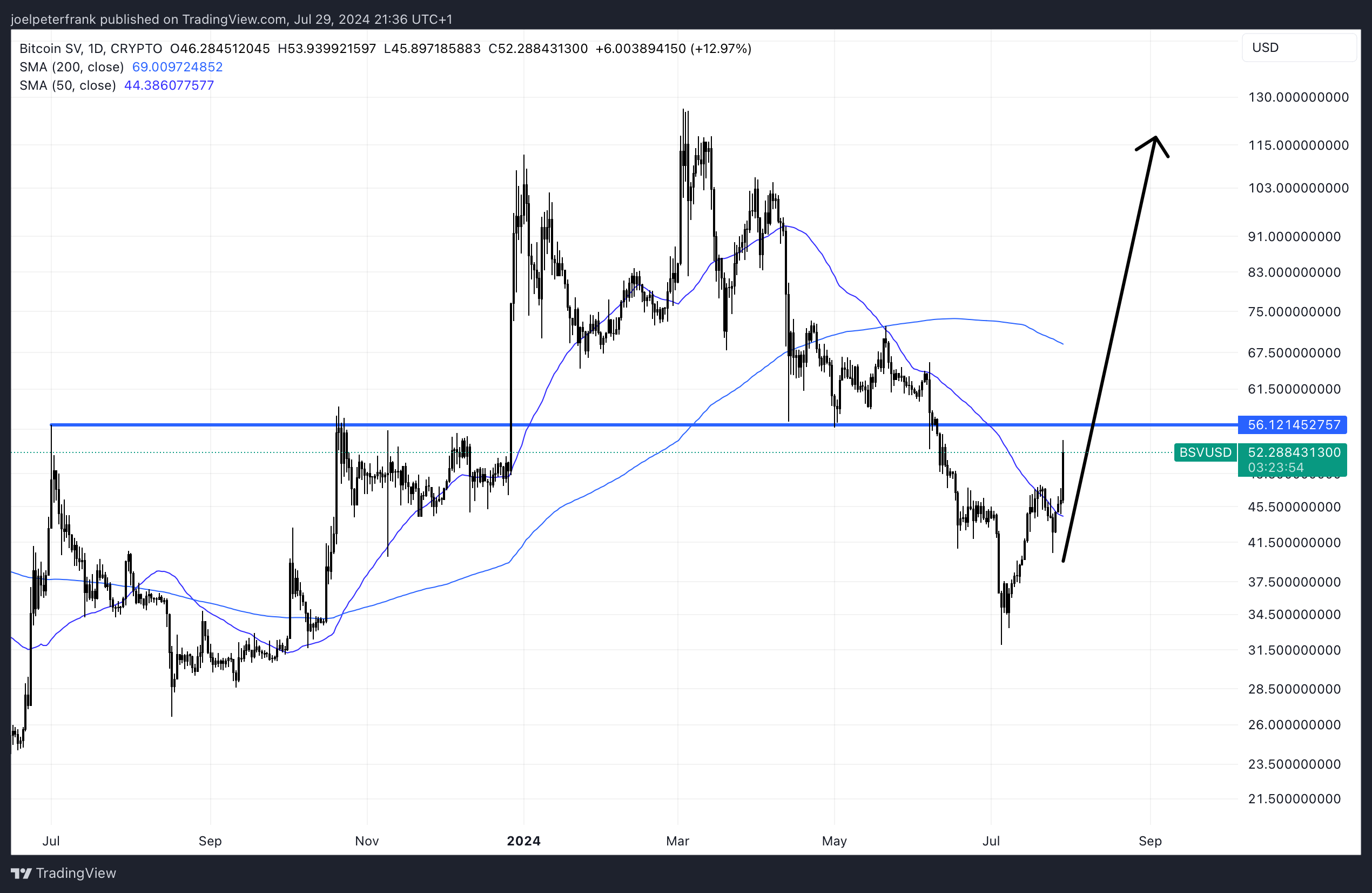 BSV might be the best crypto to buy right now. 