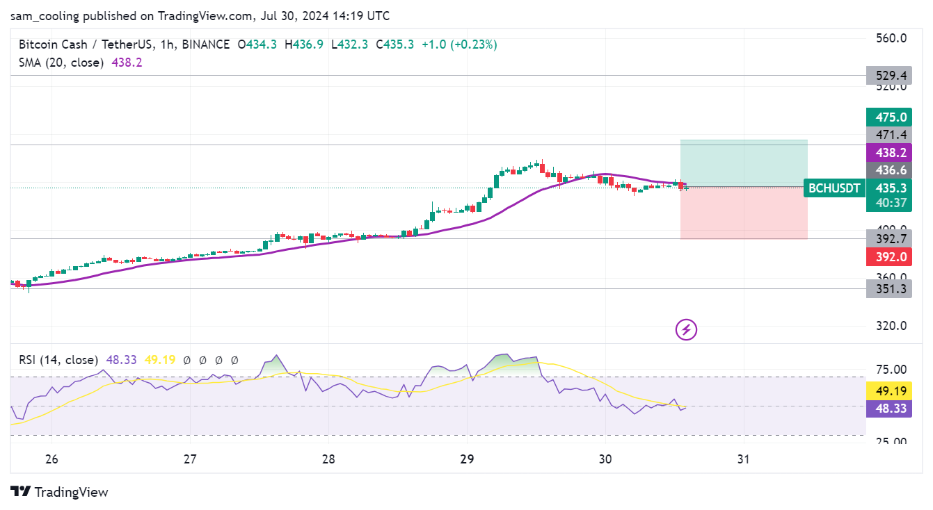 BCH Price Analysis: Bitcoin Cash price is on the move, as Bitcoin beta plays rise in prominence, but could Pepe Unchained Outperform?