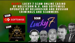 Fraud alert - Cybercrime Lucky7even Casino scam online casino