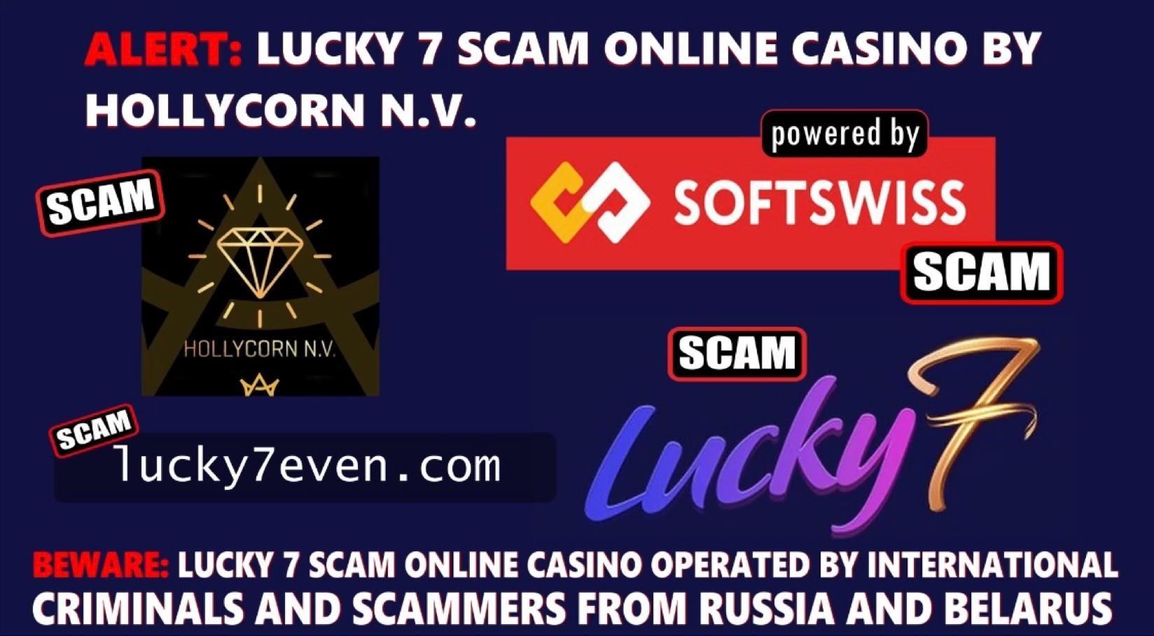 Lucky7even Casino Scam-Softswiss-N1 Interactive-Hollicorn NV-Roland Yakovlevich Isaev-Paata Gamgoneishvili-Ivan Montik-Pavel Kashuba-Dmitry Yaikov