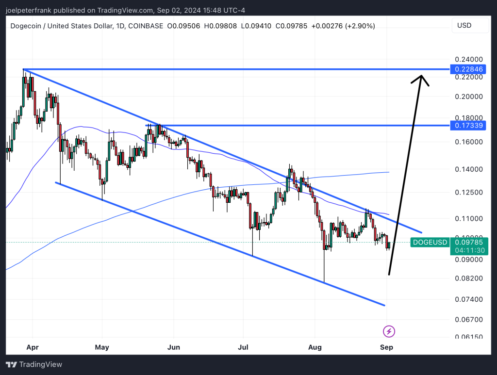 Dogecoin Price Poised to Double 