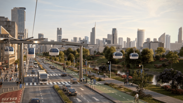 A New Zealand City Could Soon Have a Sky-High Solution for Congestion