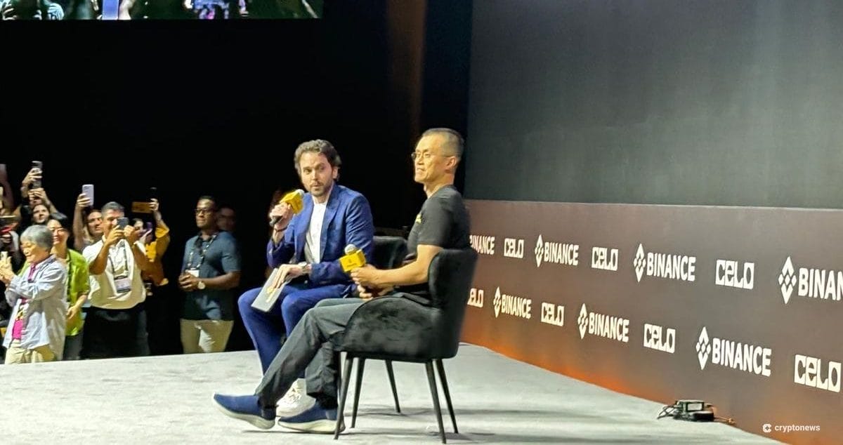 CZ at Binance Blockchain Week 2024 - first appearance after serving four months in prison.