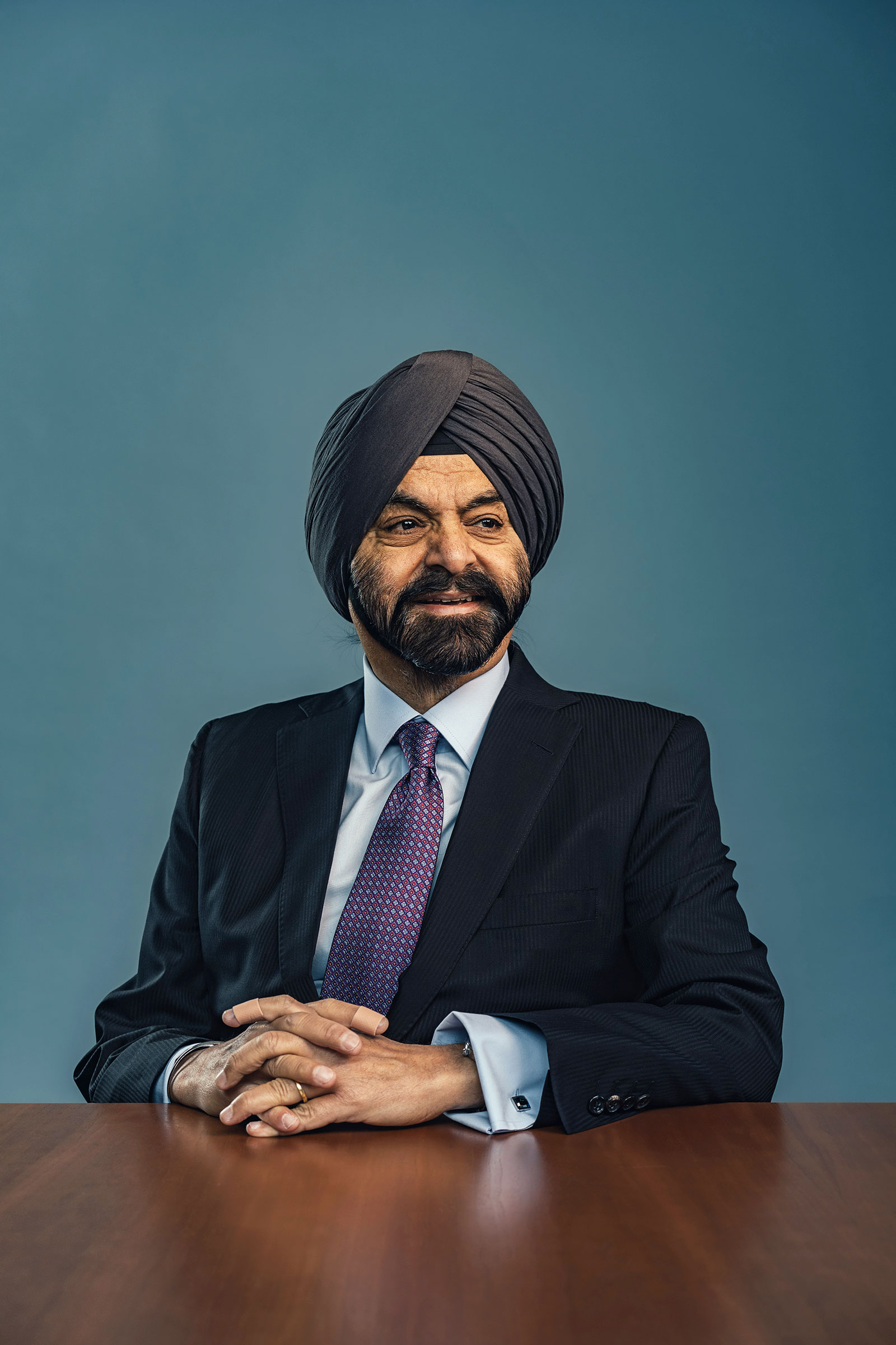 World Bank President Ajay Banga at their headquarters in Washington, DC, on October 18, 2024.