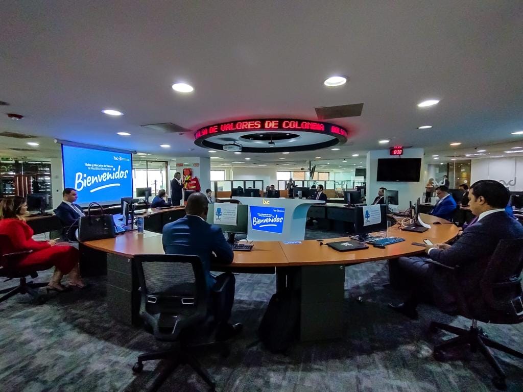 The headquarters of the BVC, Colombia’s stock exchange.