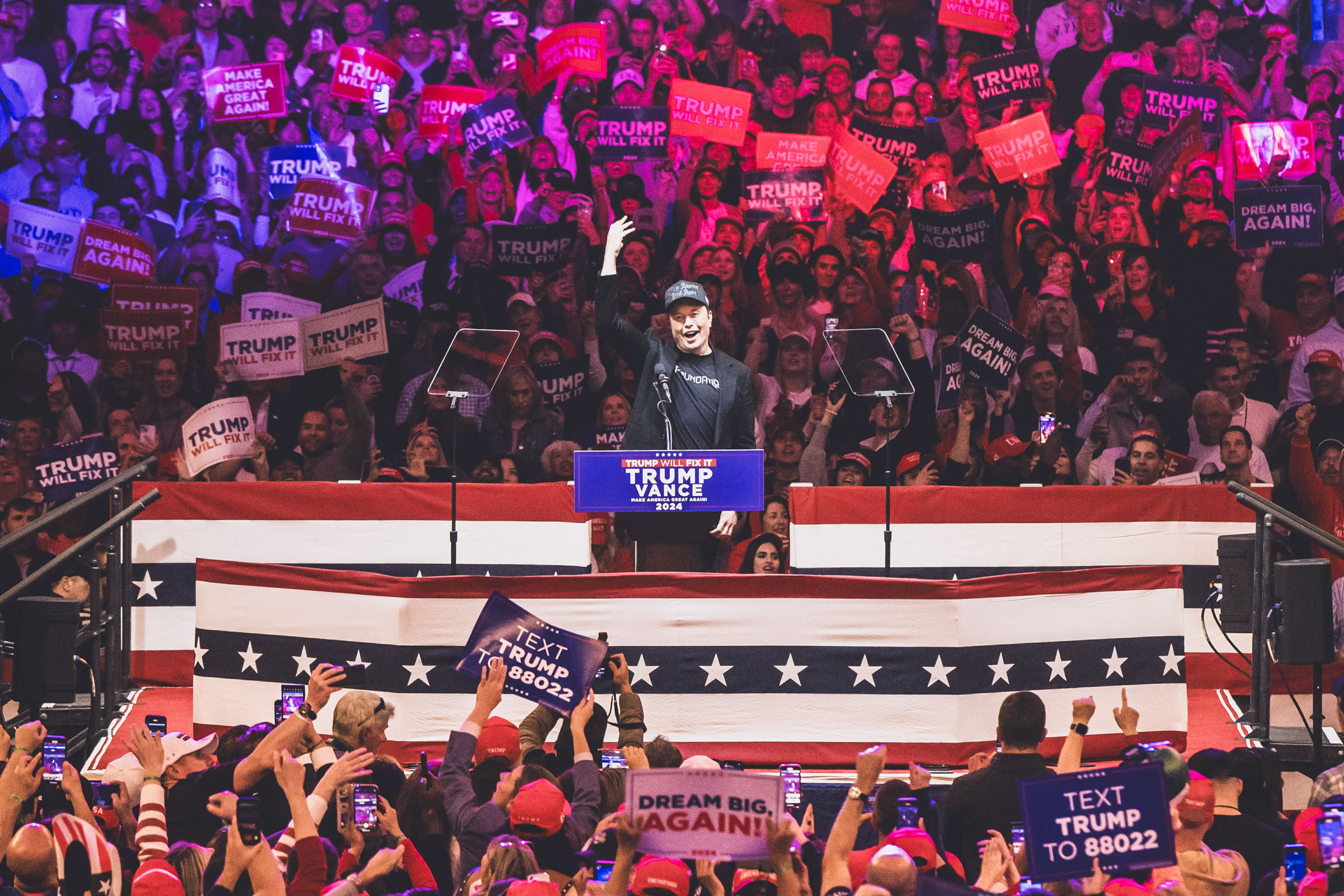 Trump Holds Campaign Rally at Madison Square Garden