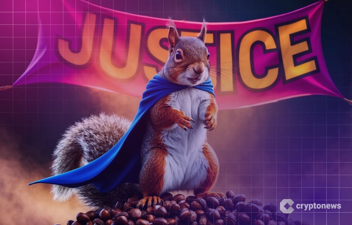 $PNUT Squirrel Owner Criticizes Holders,  Launches New Meme Coin $JUSTICE