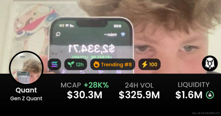 TikTok Meme Coins The New Craze? Teenager Launches $QUANT On Stream and Goes Viral