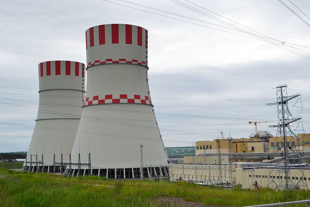 A nuclear reactor in Novovoronezh, Russia.