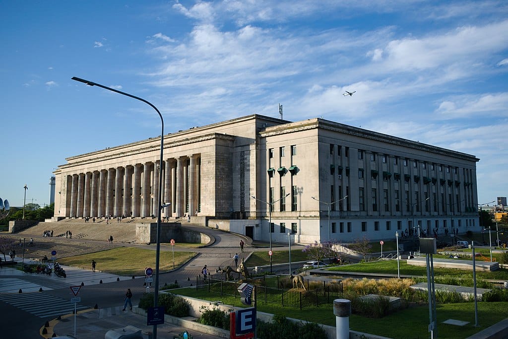 A university campus in Recoleta, a central district in Buenos Aires.