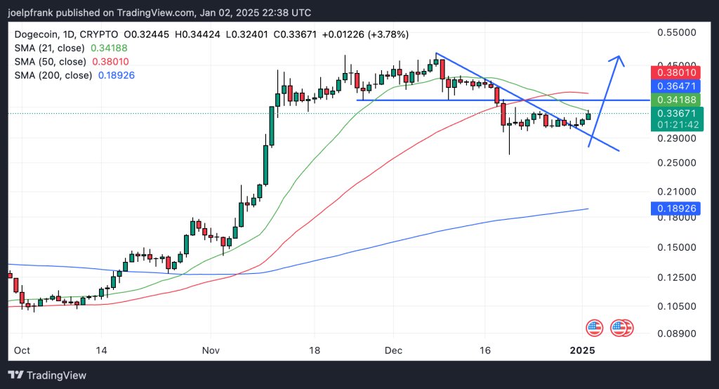 Dogecoin Price to $3 In 2025? Here’s Why Its Very Possible