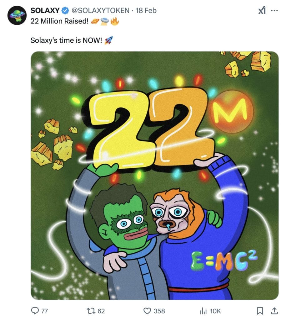 Solaxy presale page.