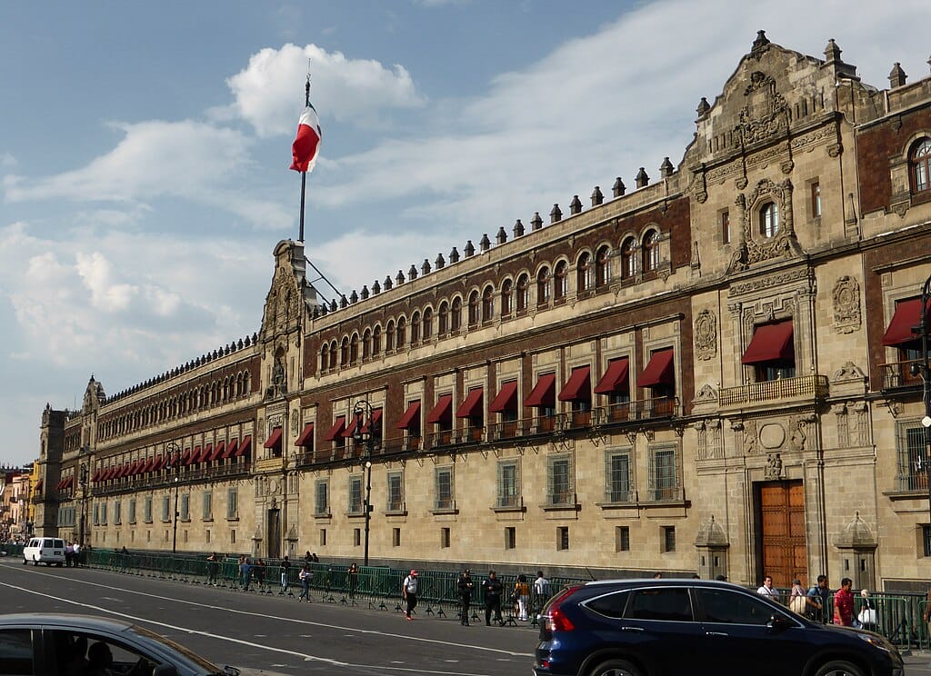 The Mexican National Palace.