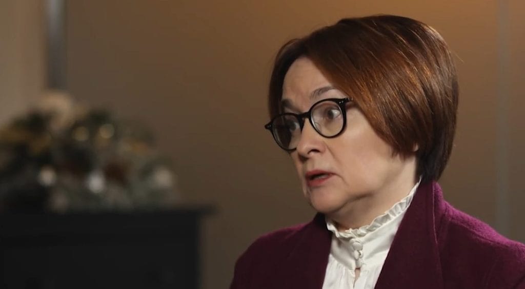 Elvira Nabiullina, the Russian Central Bank Governor.