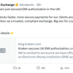 Kraken Secures UK License to Enable E-Money Issuance, Enhancing Payment Services