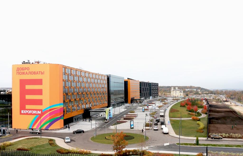 The ExpoForum Convention and Exhibition Centre, St. Petersburg.