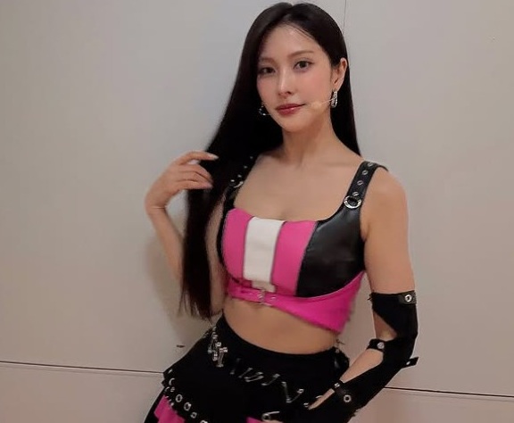 K-pop singer Park Gyuri on tour with Kara this month.