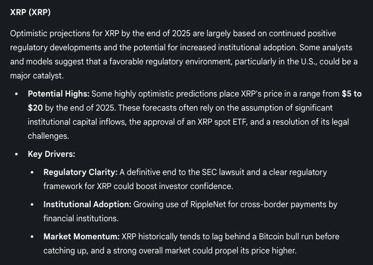 gemini ai predicts xrp