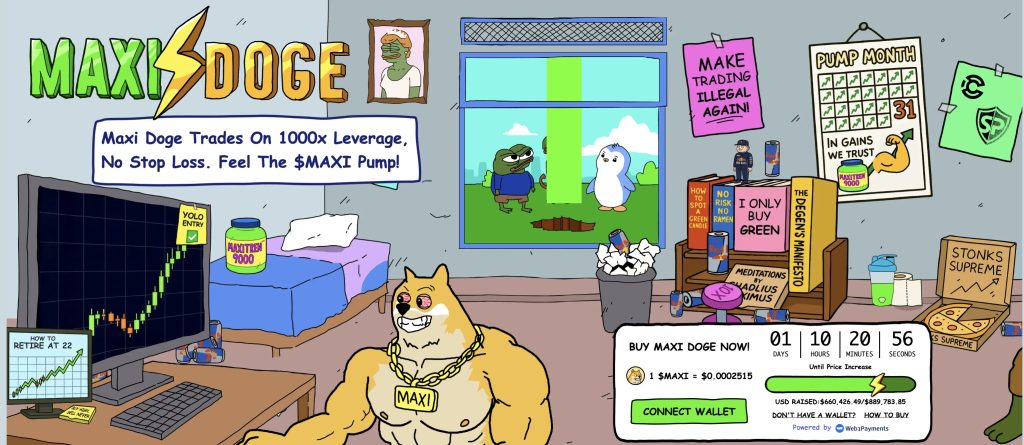 maxi doge crypto presale