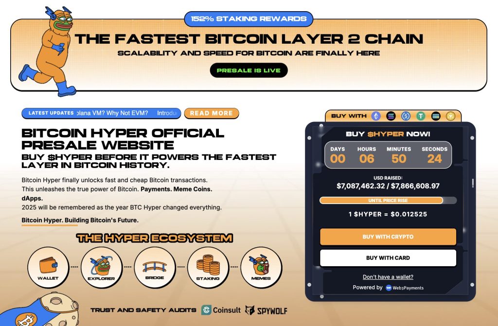 bitcoin hyper crypto presale