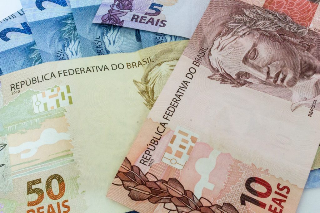 Brazilian banknotes.