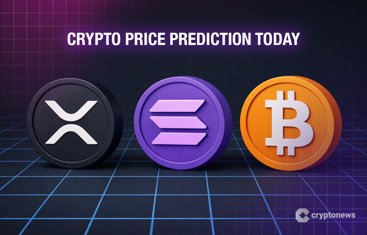 Crypto price prediction for Bitcoin (BTC), XRP struggling, and Solana search for a bottom. What could change heading into 2026?
