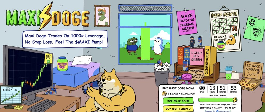 maxi doge crypto presale