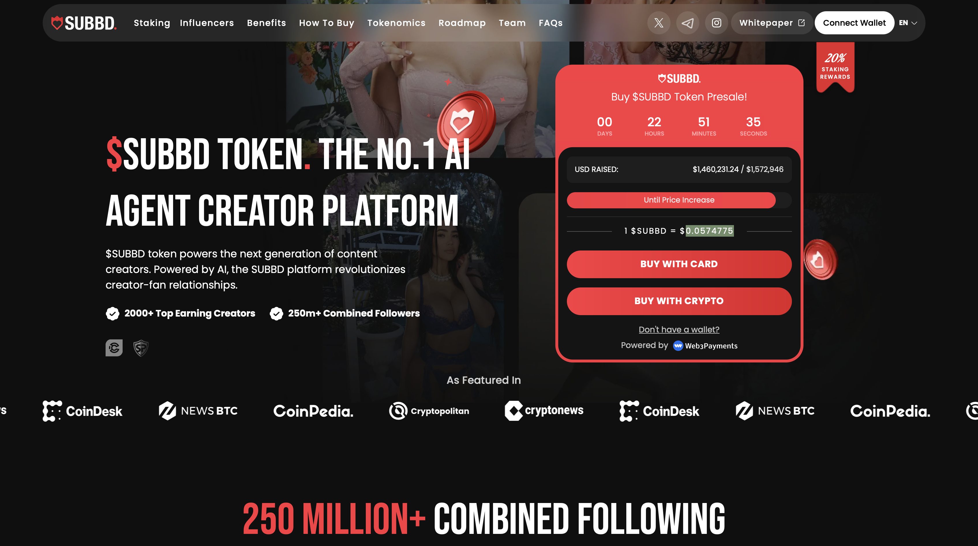 SUBBD official website.