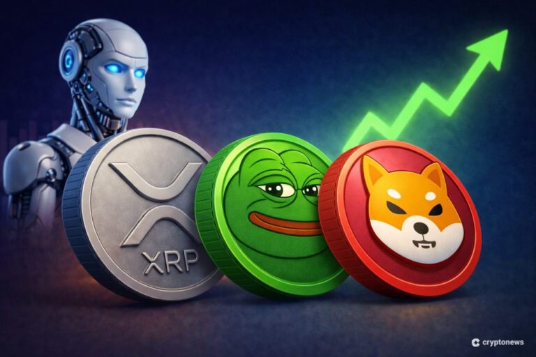 China’s DeepSeek AI Predicts the Price of XRP, PEPE and Shiba Inu By the End of 2026