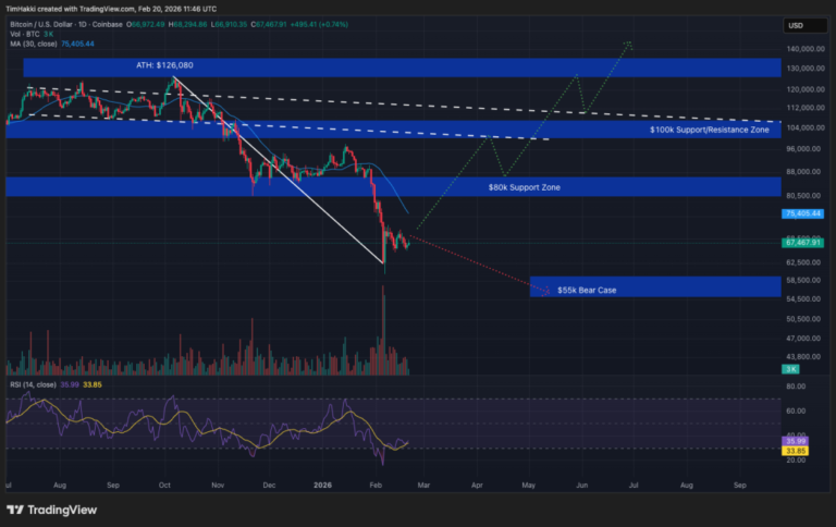 Crypto Price Prediction Today 20 February – XRP, Bitcoin, Ethereum