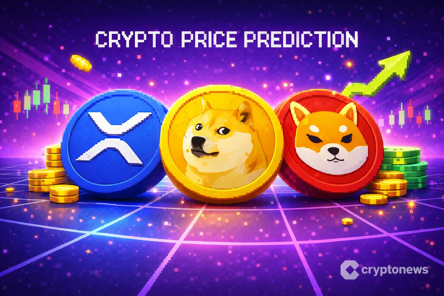 Crypto Price Prediction as Bitcoin surges 7% and sparks sharp rebounds in XRP, Dogecoin, and Shiba Inu, with key reclaim levels now in focus.