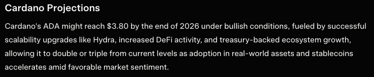 Elon’s Grok AI Predicts the Price of XRP, Cardano, and Ethereum By the End of 2026