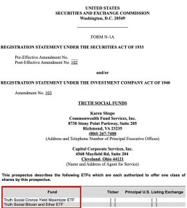 Is Trump Media Good for Crypto After All? Files for Bitcoin, Ether, and Cronos ETFs