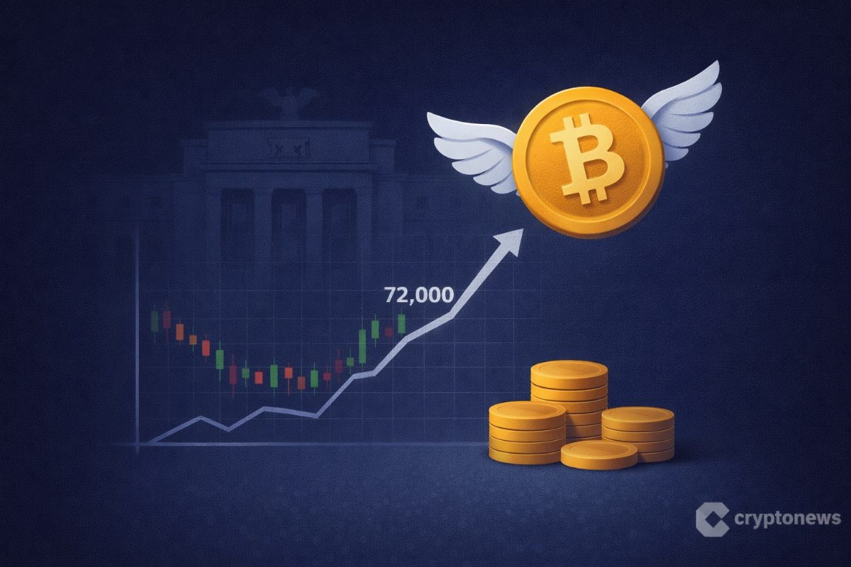 Bitcoin breaks above $72K after Fed rate-cut hints lift risk sentiment, with Bitcoin price prediction eyeing $80K–$90K if the breakout holds.