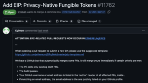 Ethereum News: Ethereum’s pERC-20 Proposal Would Make Token Transfers Private by Default