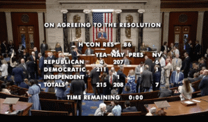 Finally: House vote to end Trump’s Iran war wins