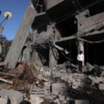 New Cafés in Gaza Can’t Conceal Tent Cities and Mountains of Rubble