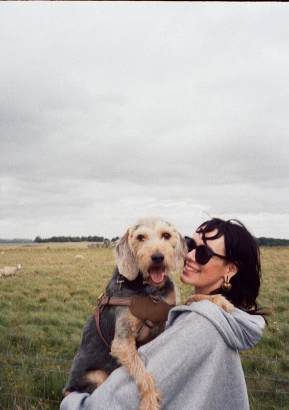 Nicole and her dog Nicole and her dog