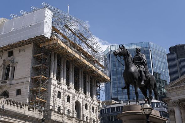 Bank Of England In The City Of London Bank Of England In The City Of London