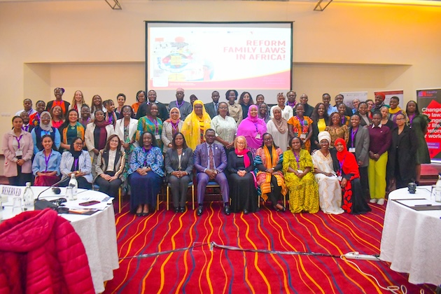 Members of the Africa Family Law Network gather during the inaugural conference in Nairobi, Kenya, on August 4, 2026. Credit: Chemtai Kirui/IPS