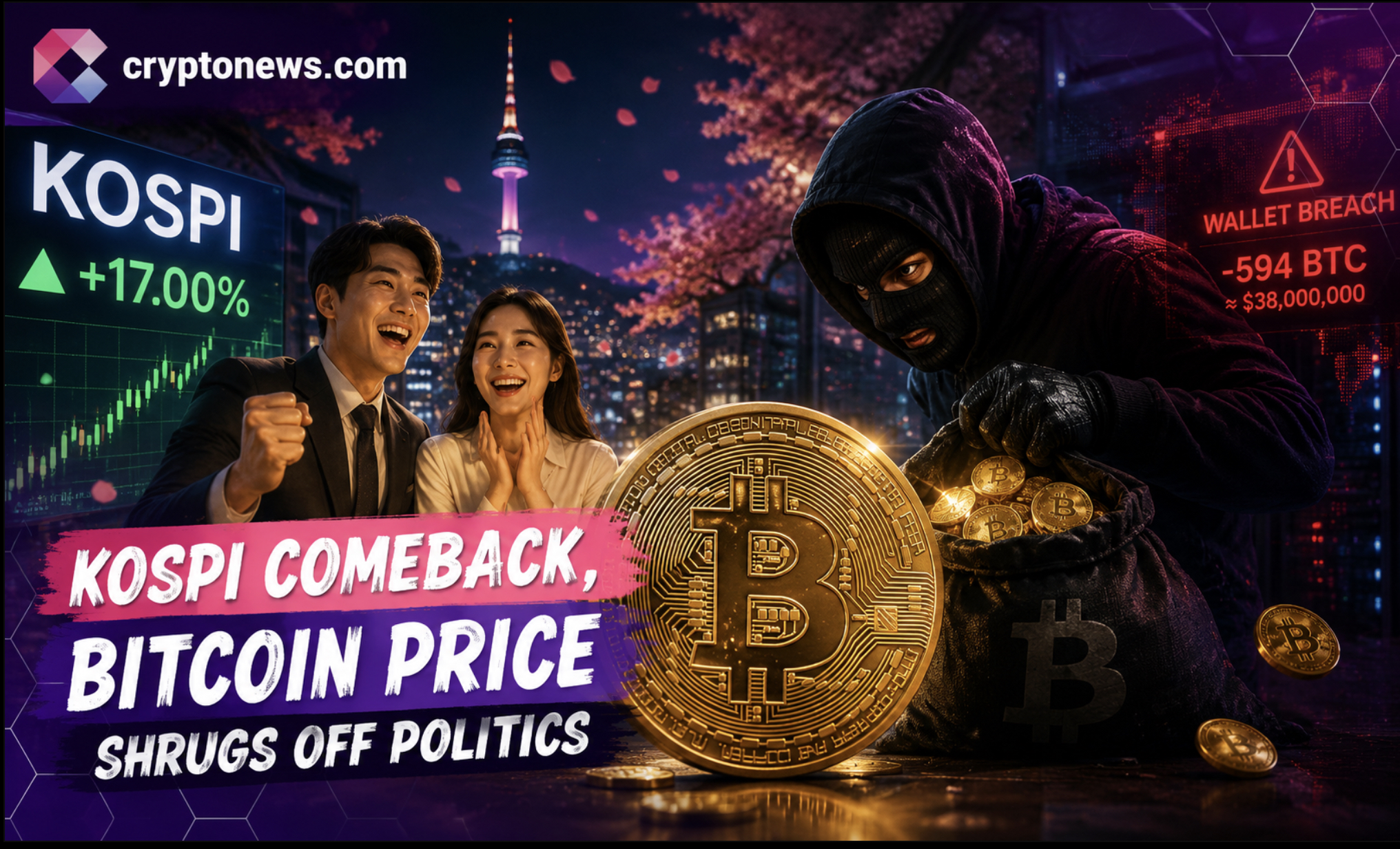 July Round Up, Kospi Coming Back, Bitcoin Price Ignores Politic
