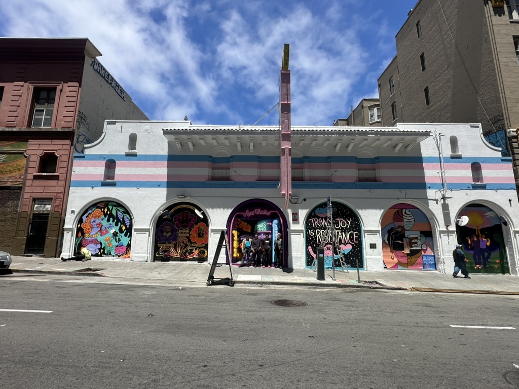 Murals located in the first legally recognized transgender district in the world, in San Francisco’s Tenderloin Neighborhood.