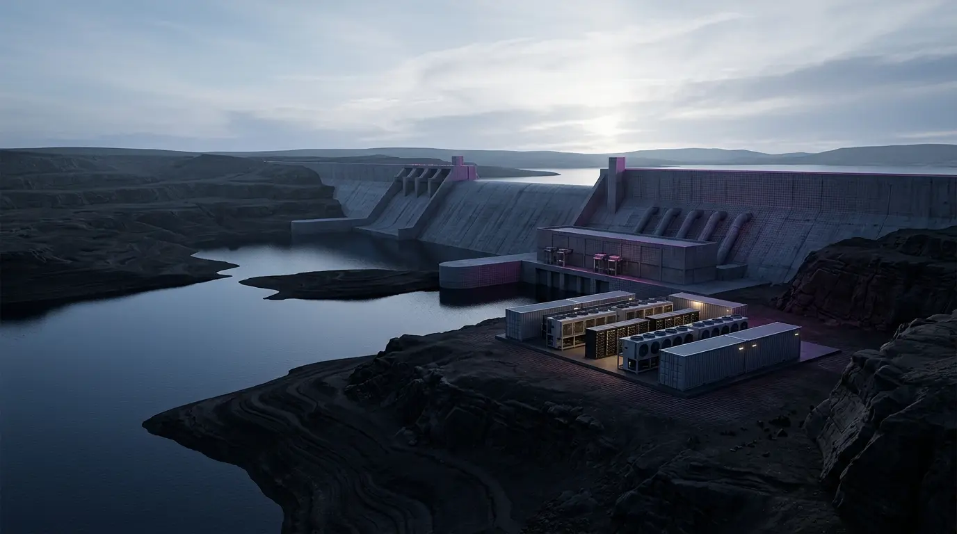 Hydroelectric dam and Bitcoin mining facility affected by low reservoir levels in Ethiopia