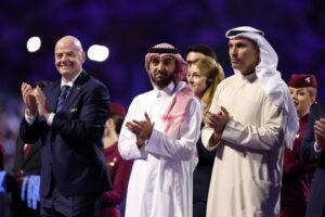 Arab nations rally behind Infantino, leaving Uefa isolated in bid to oust Fifa president