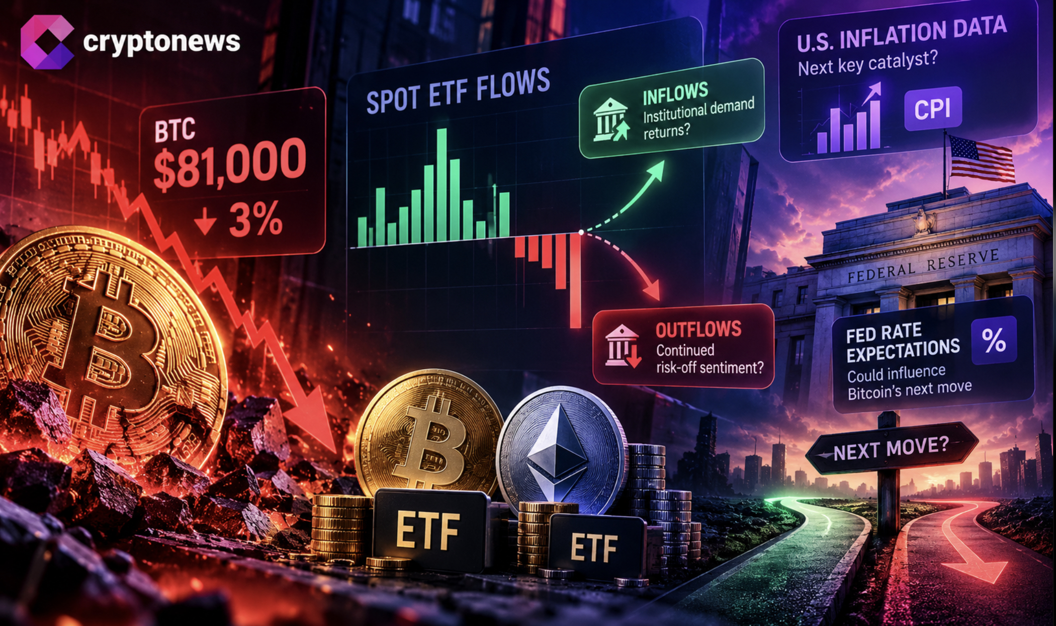 Bitcoin ETF outflows reached $261.4 million as the price was dragged to the $81,000 level, raising questions if withdrawals will persist.