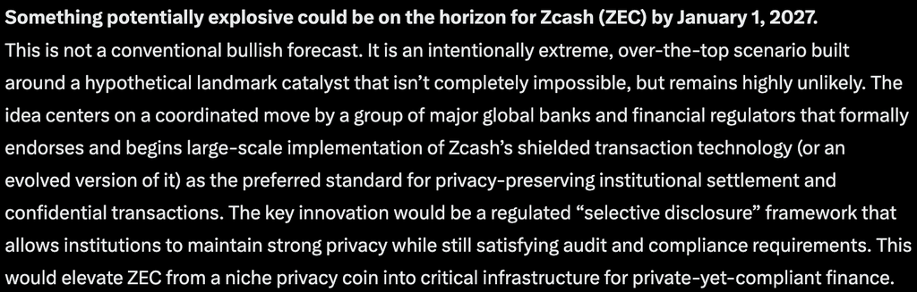 Zcash could be in for a huge move as Google Gemini AI predicts the leading privacy-focused token is heating up in Q4