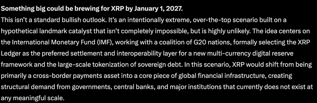 Elon Musk's Grok AI predicts an incredible price prediction for XRP by the end of the year based on a hypothetical catalyst for Ripple