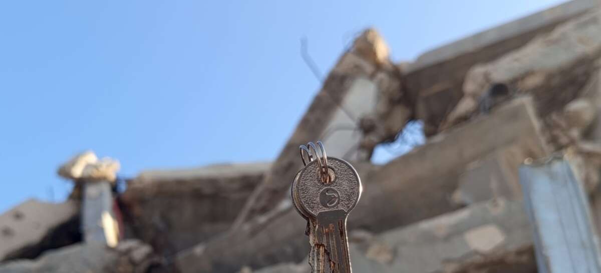 The key to our home, a key I carried with me throughout my displacement.