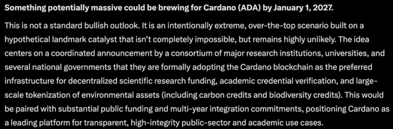 Is Cardano About to Take Over? ChatGPT AI Predicts a Huge Move