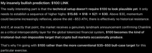 Microsoft Copilot AI Predicts Chainlink (LINK) Could Hit $100 in 2026